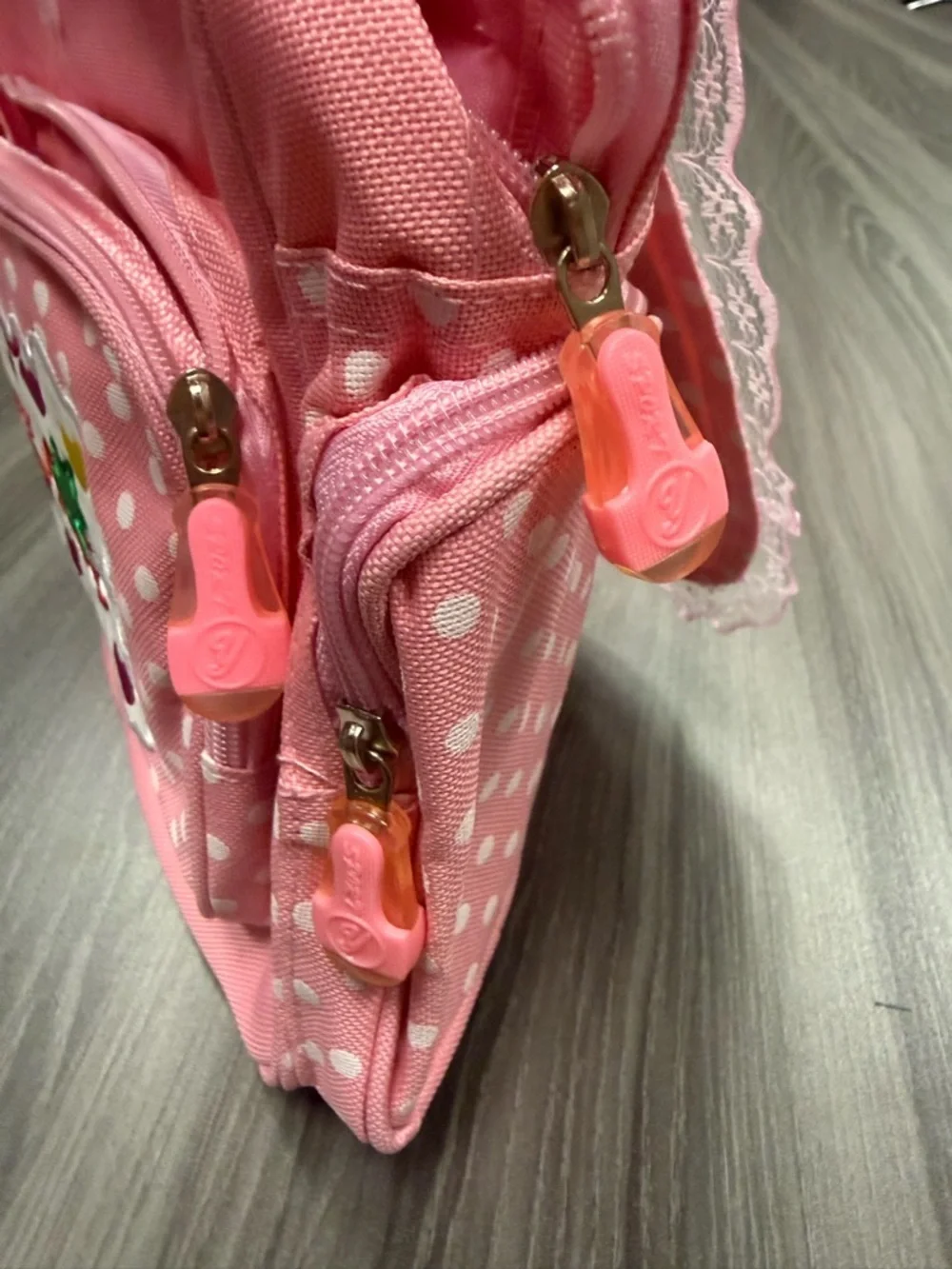Sweet Strawberry Pink Kids Backpack